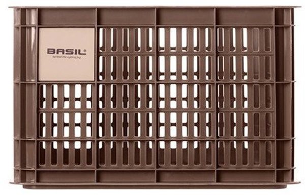 Basil Bicycle Crate M Καλάθι Ποδηλάτου 27L Από Ανακυκλωμένο Συνθετικό Υλικό, Καφέ