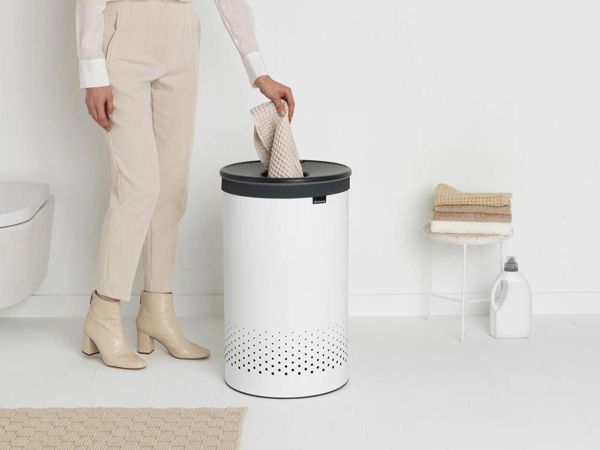 Kosz na pranie Brabantia 60L biały