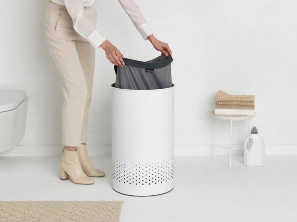 Kosz na pranie Brabantia 60L biały