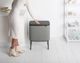 Κάδος Απορριμμάτων Brabantia Bo Touch Bin με 3 Διαμερίσματα για Διαλογή, 3x11L, Γκρι (127229)