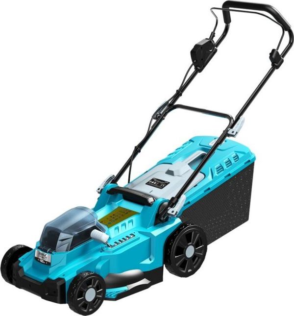 Dedra DED7197V Χλοοκοπτική Μηχανή Μπαταρίας 2x18V, Πλάτος Κοπής 43cm, Κάδος 50L