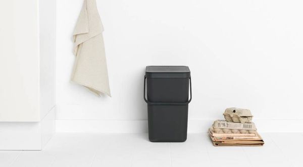 Κάδος Απορριμμάτων Brabantia Sort & Go, 25Lt, για Διαλογή, Γκρι