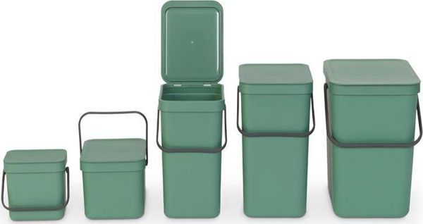 Κάδος Απορριμμάτων Brabantia Sort & Go, 25Lt, για Διαλογή, Γκρι