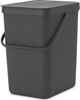 Κάδος Απορριμμάτων Brabantia Sort & Go, 25Lt, για Διαλογή, Γκρι