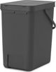 Κάδος Απορριμμάτων Brabantia Sort & Go, 25Lt, για Διαλογή, Γκρι