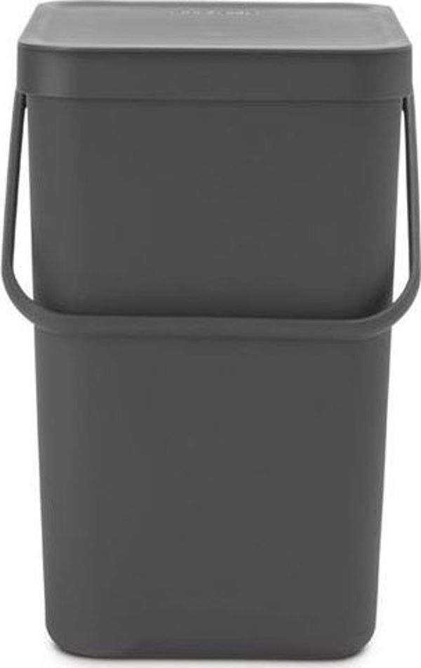Κάδος Απορριμμάτων Brabantia Sort & Go, 25Lt, για Διαλογή, Γκρι