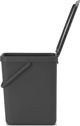 Κάδος Απορριμμάτων Brabantia Sort & Go, 25Lt, για Διαλογή, Γκρι