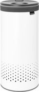 Brabantia Καλάθι Ρούχων με Κάλυμμα, Στρογγυλό, 35L, Λευκό (304866)