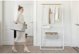 Brabantia Καλάθι Απλύτων Αναδιπλούμενο 40L, Γκρι, 54x36x26.5cm με Μπαμπού Στεφάνη