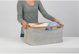 Brabantia Καλάθι Απλύτων Αναδιπλούμενο 40L, Γκρι, 54x36x26.5cm με Μπαμπού Στεφάνη