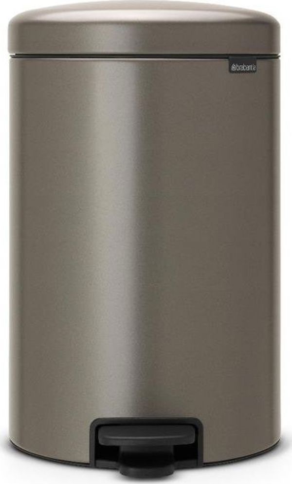 Brabantia New Icon Κάδος Απορριμμάτων με Πεντάλ 30L Ασημί (114045)