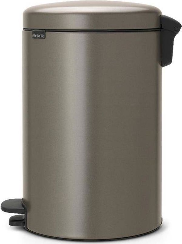 Brabantia New Icon Κάδος Απορριμμάτων με Πεντάλ 30L Ασημί (114045)