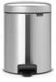 Κάδος Απορριμμάτων Brabantia New Icon με Πεντάλ 30L Ασημί