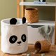 Καλάθι για παιχνίδια PANDA με αυτιά, Ø 35 cm