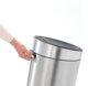 Brabantia TouchBin New Κάδος Απορριμμάτων 30lt, Ασημί, με Μηχανισμό Soft-Touch 8710755115462