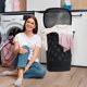 Bathroom Solutions Καλάθι Για Άπλυτα Με Καπάκι, 60 Λίτρα, Μαύρο