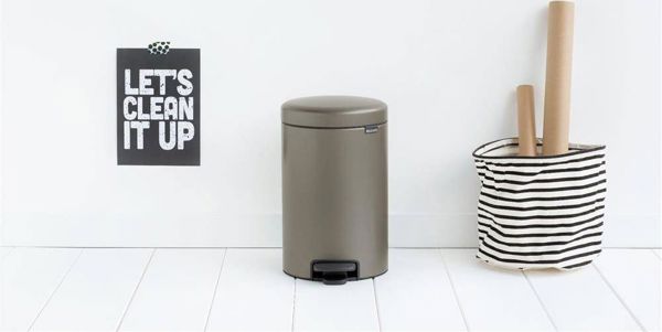 Brabantia NewIcon Κάδος Απορριμμάτων με Πεντάλ, 30lt, Γκρι (113628)