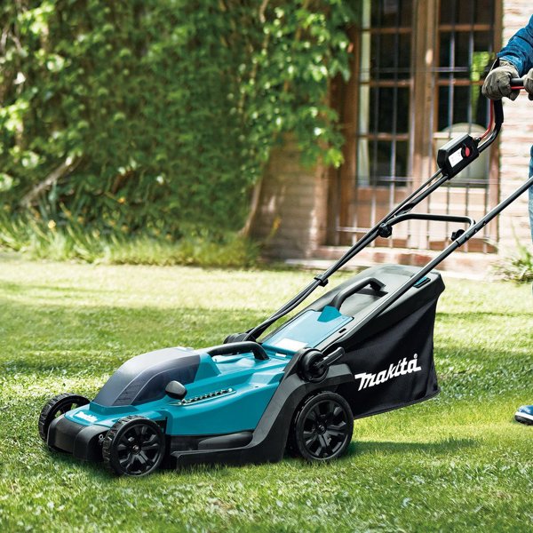 Kosiarka akumulatorowa Makita Makita cordless lawnmower DLM330RM, 18V (blue/black, Li-ion battery 4.0Ah)