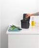 Brabantia Sort & Go Κάδος Απορριμμάτων Διαλογής, 3L, Γκρι