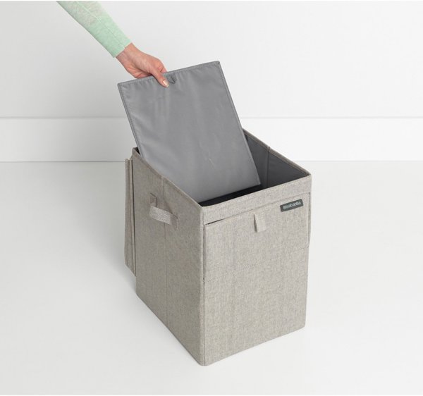 Brabantia Καλάθι Απλύτων 35L Γκρι - Πτυσσόμενος Κάδος Ρούχων
