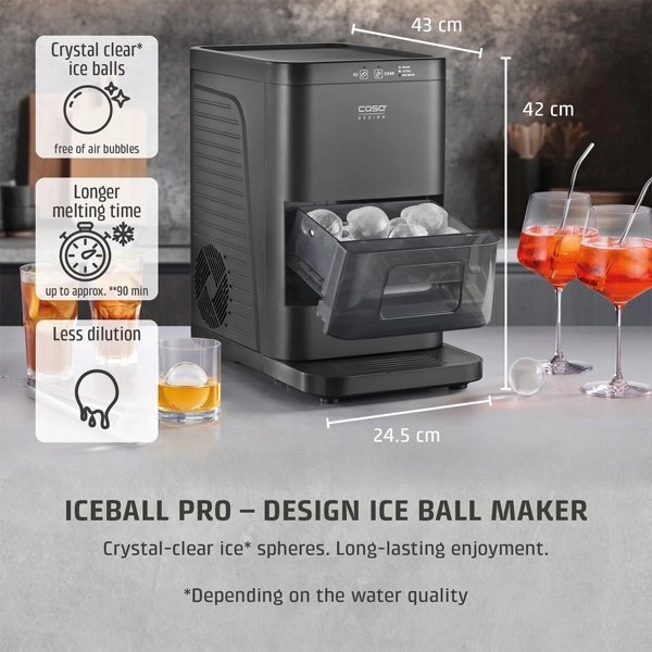 Kostkarka do lodu Caso CASO DESIGN Ice Ball Pro 3404 – kostkarka do kul lodowych