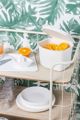 Κάδος Απορριμμάτων Koziol, Λευκός, 4.5lt