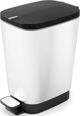 Curver Κάδος Απορριμμάτων με Πεντάλ 35L, Ασημί, R57456