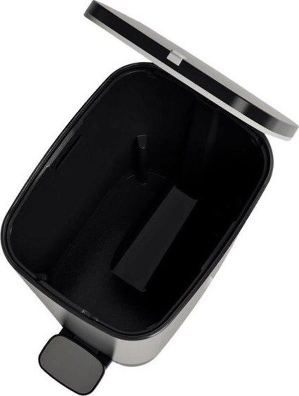 Curver Κάδος Απορριμμάτων με Πεντάλ 35L, Ασημί, R57456