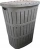 Katex Καλάθι Απλύτων 55L Wood - Γκρι (Popiel)