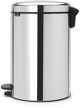 Brabantia NewIcon Κάδος Απορριμμάτων με Πεντάλ, 30L, Ασημί