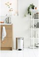 Brabantia NewIcon Κάδος Απορριμμάτων με Πεντάλ, 30L, Ασημί