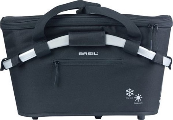 Basil Classic Carry All Iso Καλάθι Ποδηλάτου Πίσω Πορτμπαγκάζ με Σύστημα MIK, 18L, Μαύρο