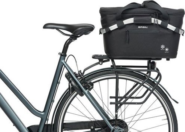 Basil Classic Carry All Iso Καλάθι Ποδηλάτου Πίσω Πορτμπαγκάζ με Σύστημα MIK, 18L, Μαύρο