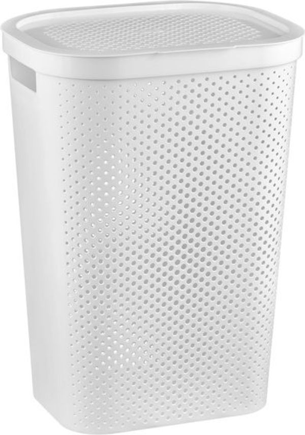 Καλάθι απλύτων Curver Infinity 60L λευκό (231007)