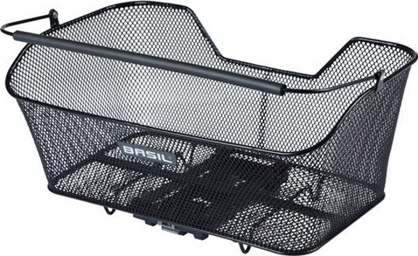 Καλάθι για σχάρα BASIL BASE XL REAR BASKET, MIK με αντάπτορα για τοποθέτηση, Ατσάλινο, Μαύρο (Eco Bottom) (NEW 2025)