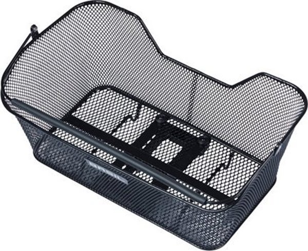 Καλάθι για σχάρα BASIL BASE XL REAR BASKET, MIK με αντάπτορα για τοποθέτηση, Ατσάλινο, Μαύρο (Eco Bottom) (NEW 2025)