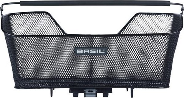 Καλάθι για σχάρα BASIL BASE XL REAR BASKET, MIK με αντάπτορα για τοποθέτηση, Ατσάλινο, Μαύρο (Eco Bottom) (NEW 2025)