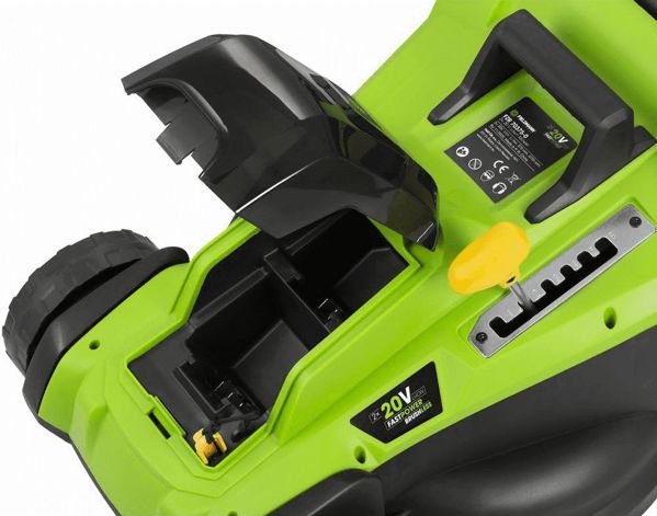 Fieldmann FZR 70375-0 Χλοοκοπτική Μηχανή Μπαταρίας, 40V, Για Κήπους Έως 500m², Με Κινητήρα Χωρίς Ψήκτρες