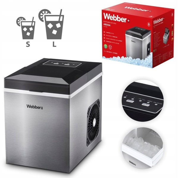 Παγομηχανή WEBBER EDUKAMP 10 kg 165W