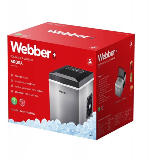 Παγομηχανή WEBBER EDUKAMP 10 kg 165W