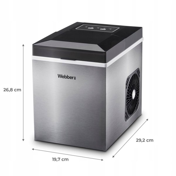 Παγομηχανή WEBBER EDUKAMP 10 kg 165W