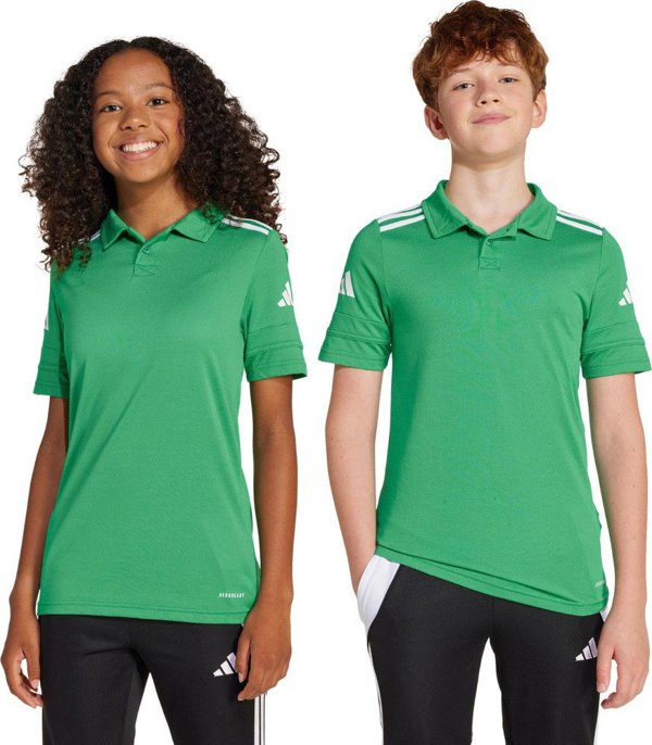 Koszulka dla dzieci adidas Squadra 25 Polo zielona JY3410 152cm