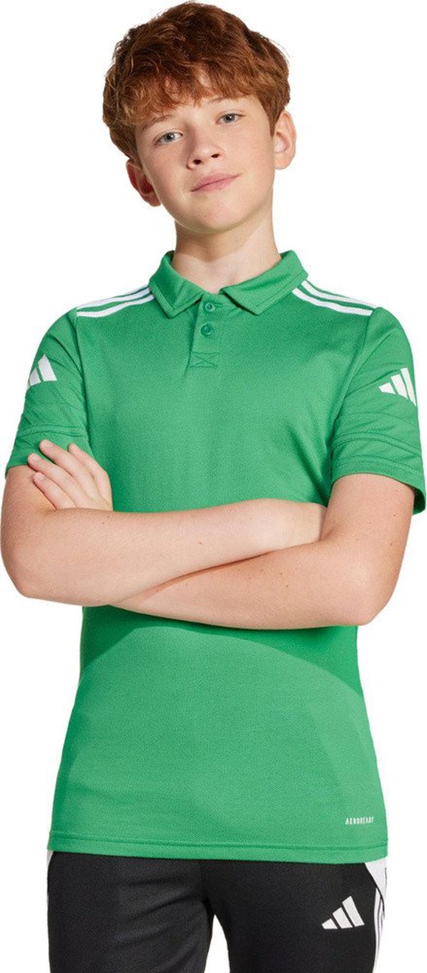 Koszulka dla dzieci adidas Squadra 25 Polo zielona JY3410 152cm