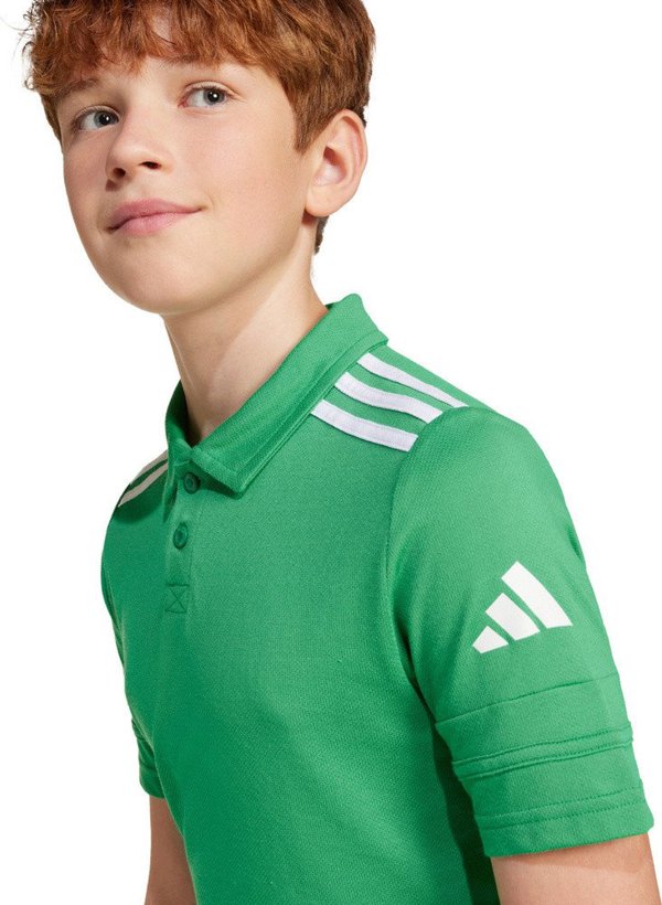 Koszulka dla dzieci adidas Squadra 25 Polo zielona JY3410 152cm