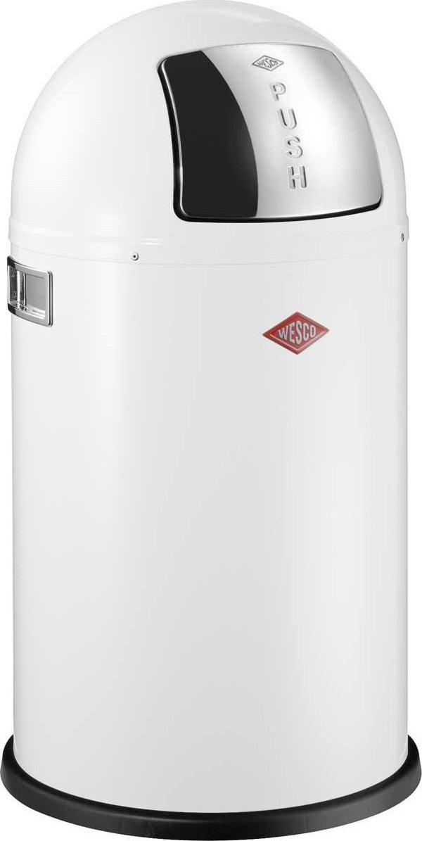 Wesco Pushboy Κάδος Απορριμμάτων 50l Λευκός