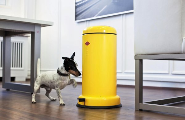 Wesco Pushboy Κάδος Απορριμμάτων 50l Λευκός