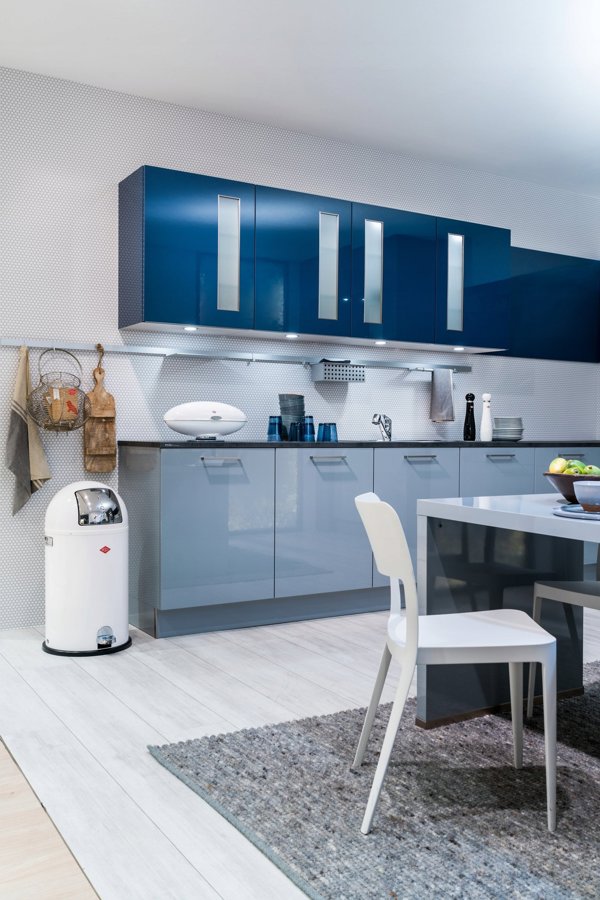Wesco Pushboy Κάδος Απορριμμάτων 50l Λευκός