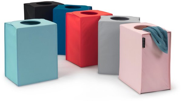 Brabantia Laundry To Go Καλάθι Απλύτων 55L, Αναδιπλούμενο, Ανθρακί
