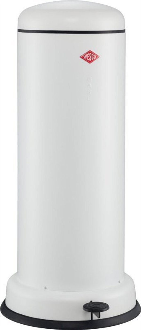 Wesco Big BaseBoy Κάδος Απορριμμάτων 30L, Λευκό Ματ