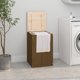 vidaXL Κουτί αποθήκευσης για ρούχα, μέλι καφέ, 44x44x66 εκ., ξύλο πεύκου